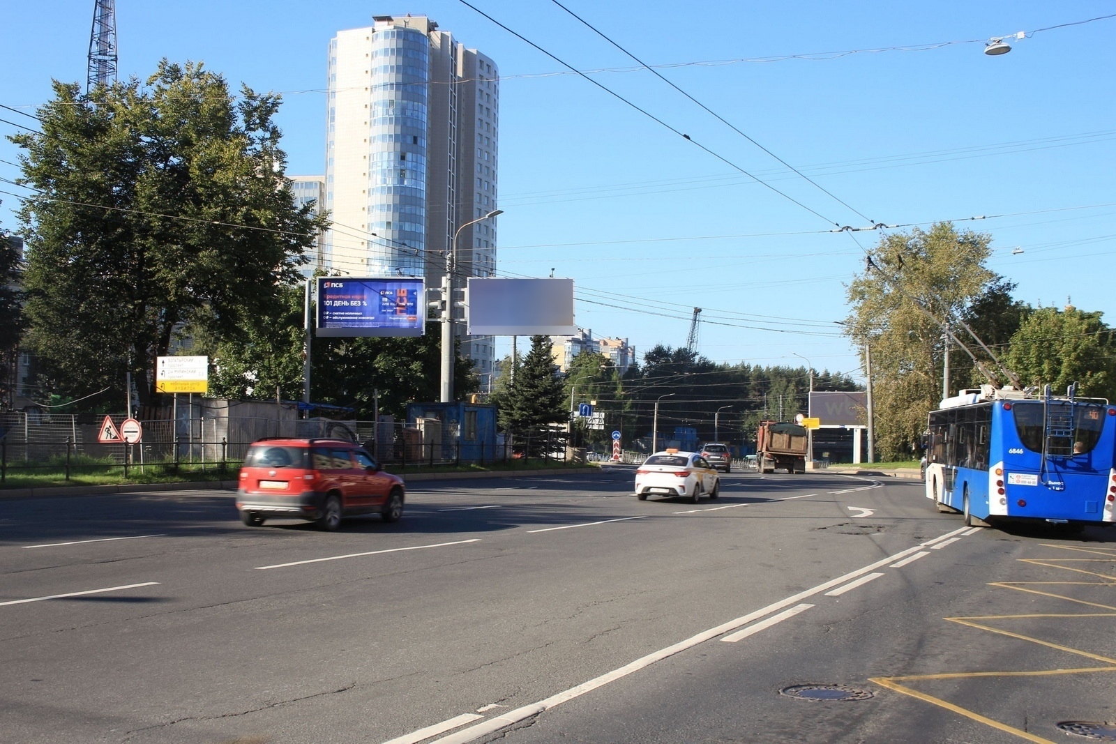 Фотография рекламного носителя, тип: Билборд 3x6, адрес: Светлановская пл. Х Энгельса пр-т., Санкт-Петербург, Россия. Сторона А1 №105916