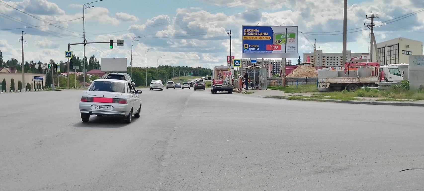 Фотография рекламного носителя, тип: Билборд 3x6, адрес: Усть-Курдюмское шоссе (ЦДК), Саратов, Саратовская область, Россия. Сторона А №1372654