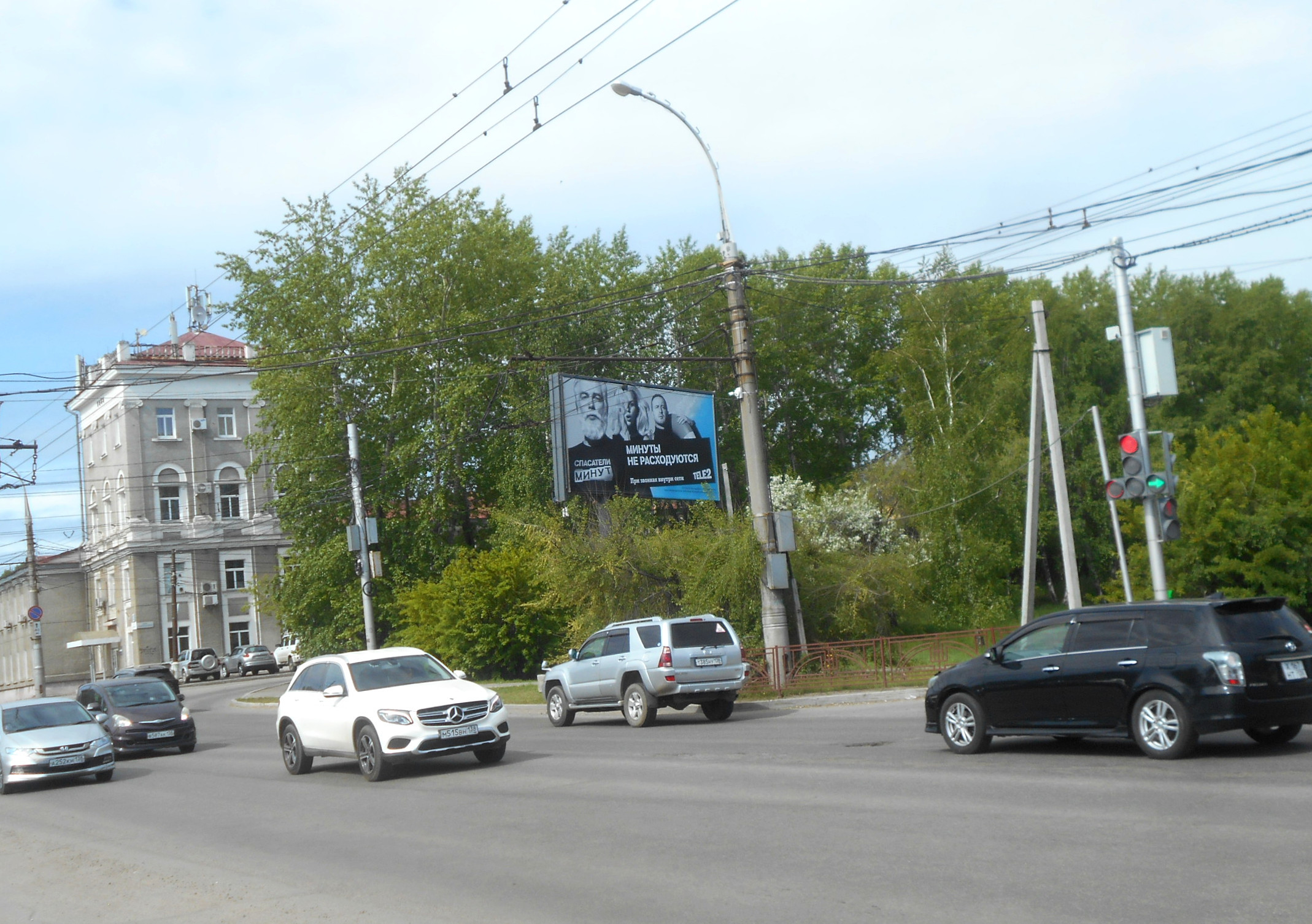 Фотография рекламного носителя, тип: Билборд 3x6, адрес: Безбокова ул. Х Старокузьмихинская ул., Иркутск, Иркутская область, Россия. Сторона А №1077667