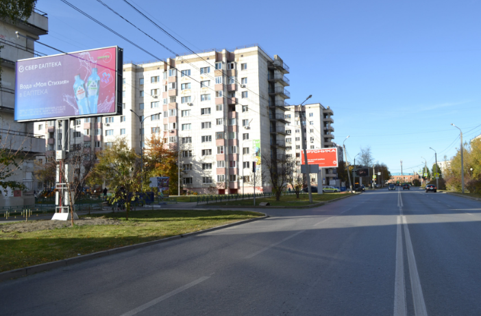 Фотография рекламного носителя, тип: Билборд 3x6, адрес: Газовиков ул., д.28а, Тюмень, Тюменская область, Россия. Сторона Б1 №1073488