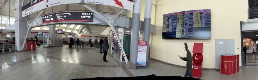 Фотография рекламного носителя, тип: Табло с расписанием, адрес: ЖД вокзал «Самара», Комсомольская пл., д.1, Самара, Самарская область, Россия. Сторона/вариант А №1326457