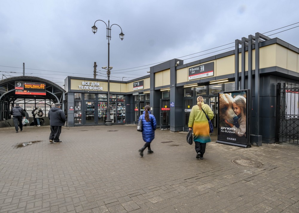 Фотография рекламного носителя, тип: Видеоэкран, адрес: ЖД вокзал «Савеловский», Савеловского вокзала пл., д.2, Москва, Россия. Сторона/вариант А №1369103