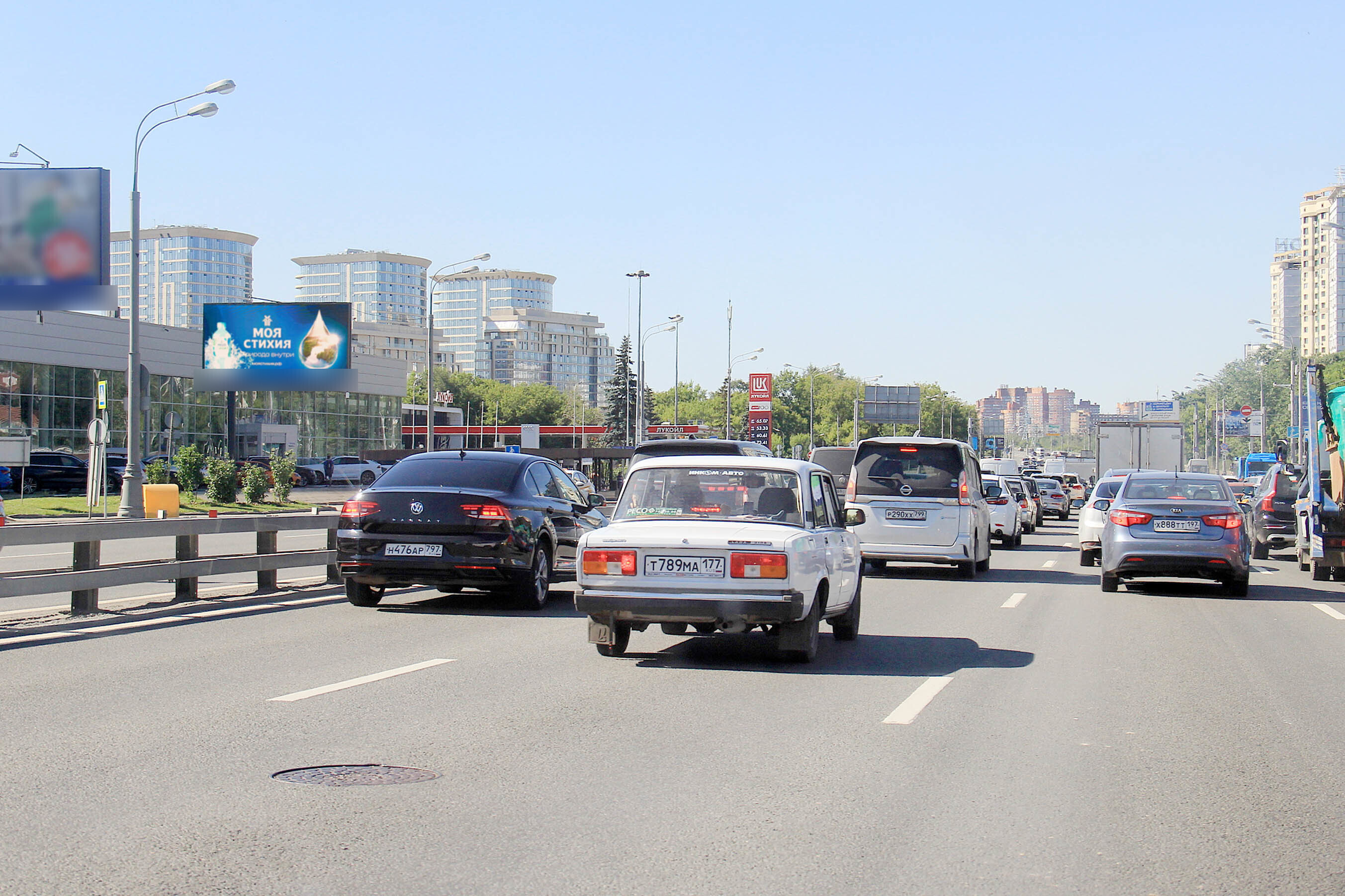 Фотография рекламного носителя, тип: Билборд 3x6, адрес: Ленинградское ш., д.63Б, Москва, Россия. Сторона Б1 №117360