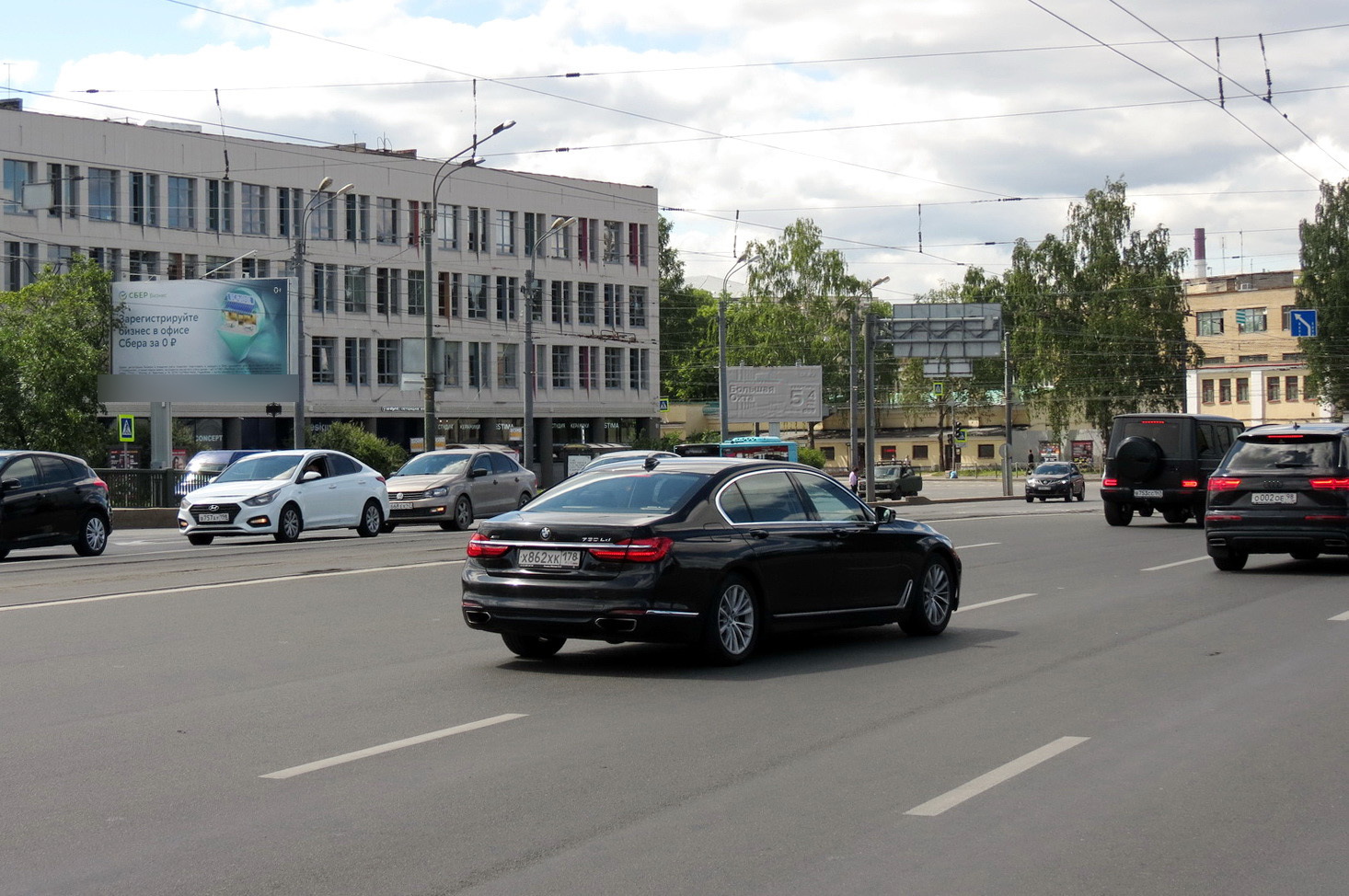 Фотография рекламного носителя, тип: Билборд 3x6, адрес: Красногвардейская пл., д.3, Санкт-Петербург, Россия. Сторона Б №119325