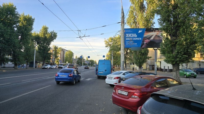 Фотография рекламного носителя, тип: Билборд 3x6, адрес: Ленинский пр-т., д.78, Воронеж, Воронежская область, Россия. Сторона A №1068193