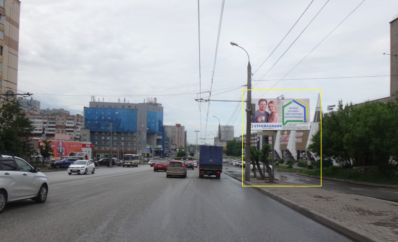Фотография рекламного носителя, тип: Билборд 3x6, адрес: К. Либкнехта ул., Сэлдом, Ижевск, Республика Удмуртия, Россия. Сторона A №670046