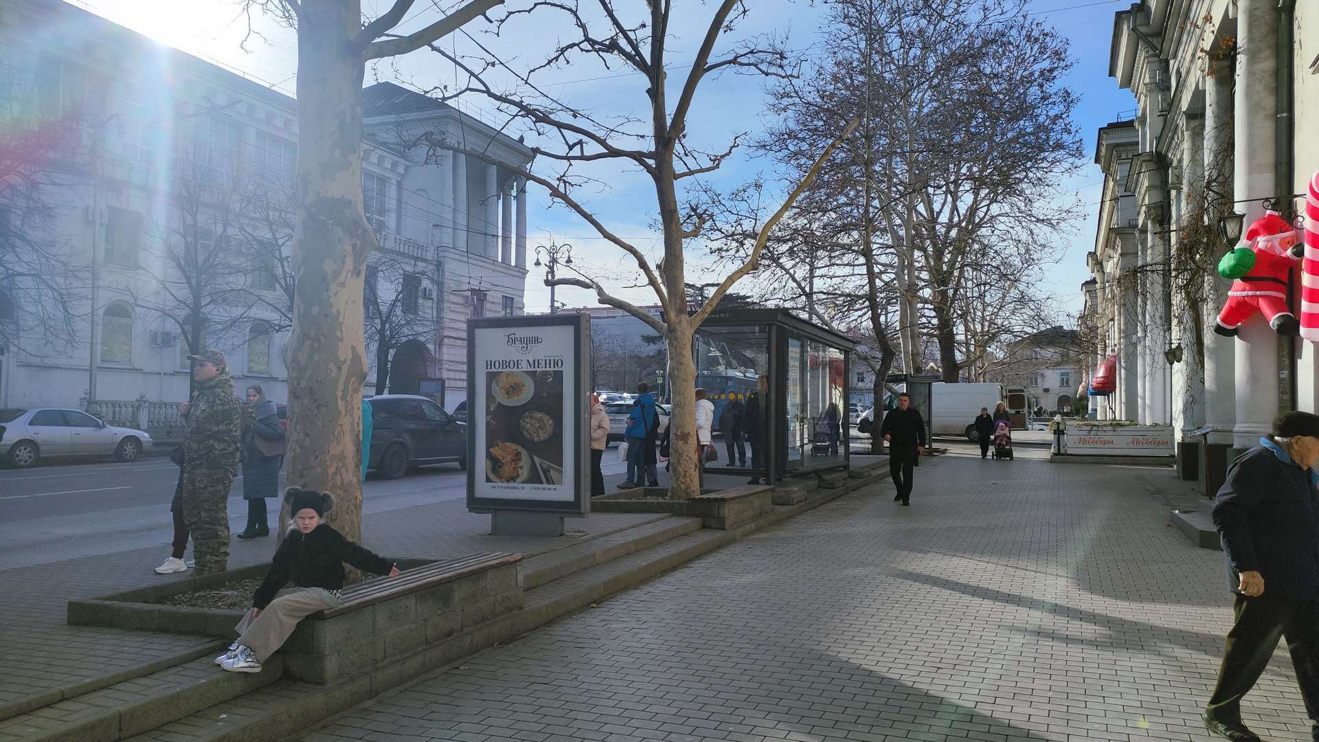 Фотография рекламного носителя, тип: Ситиформат 1.8x1.2, адрес: Нахимова пр-т., д.10, Севастополь, Россия. Сторона A1-A5 №1373504