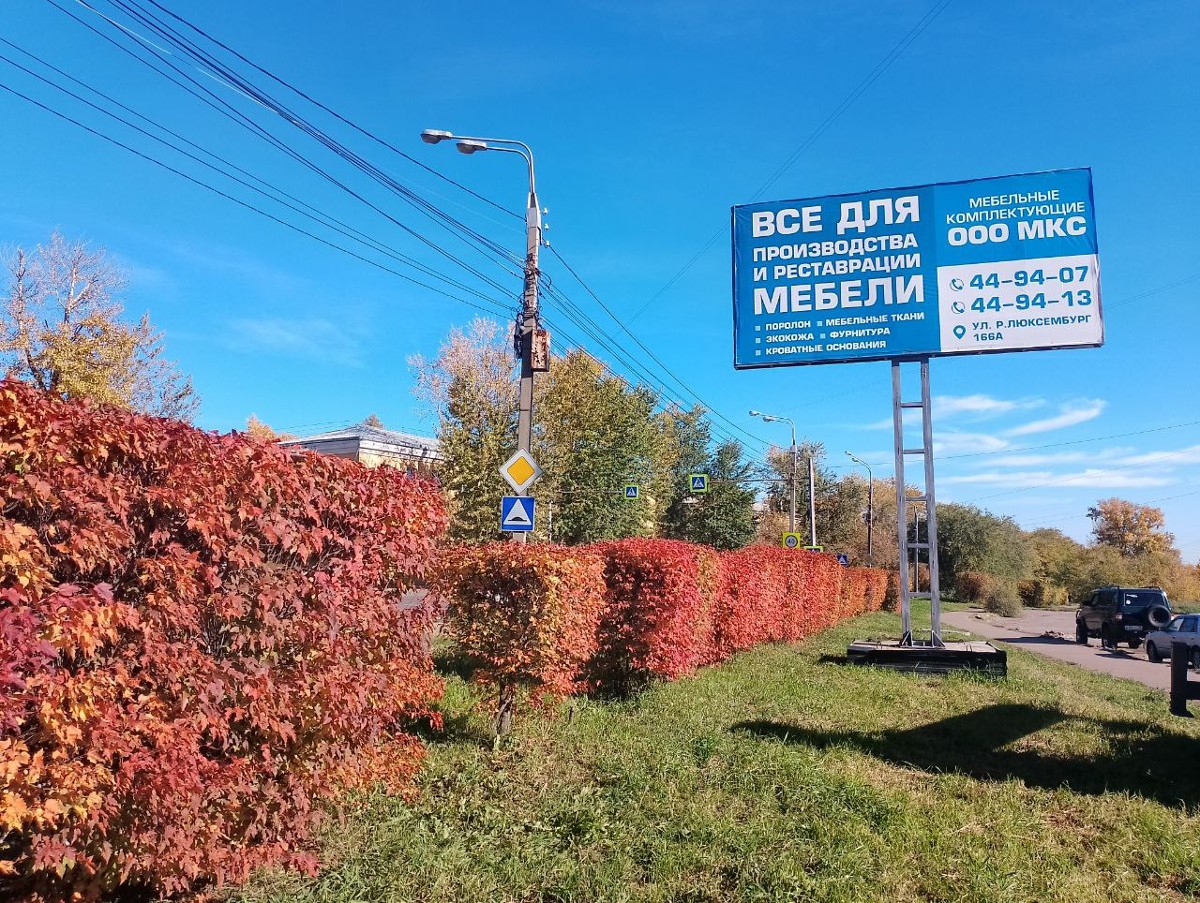 Фотография рекламного носителя, тип: Билборд 3x6, адрес: Розы Люксембург ул., д.195а, Иркутск, Иркутская область, Россия. Сторона А №475954