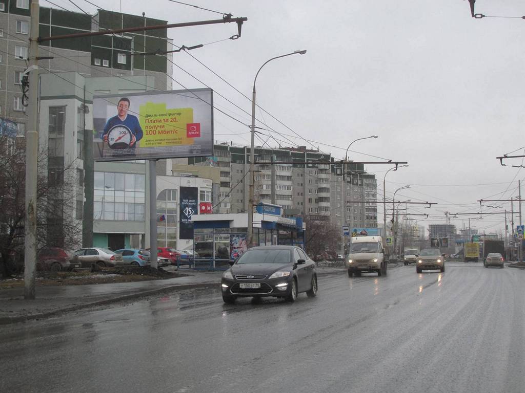 Фотография рекламного носителя, тип: Билборд 3x6, адрес: Крестинского ул., д.59/1 Х Родонитовая ул., Екатеринбург, Свердловская область, Россия. Сторона B №563202