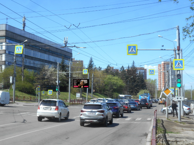 Фотография рекламного носителя, тип: Билборд 3x6, адрес: Лермонтова ул., ост. "Гос. Университет", Иркутск, Иркутская область, Россия. Сторона Б №85299