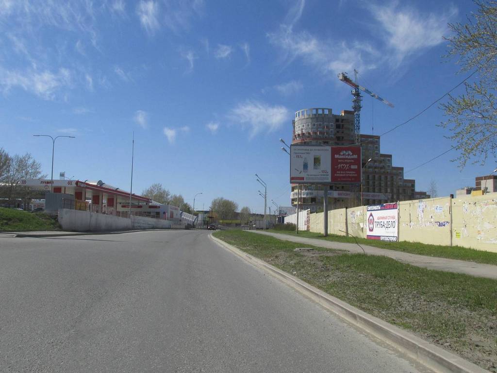 Фотография рекламного носителя, тип: Билборд 3x6, адрес: Крестинского ул., д.39, Екатеринбург, Свердловская область, Россия. Сторона A №563203