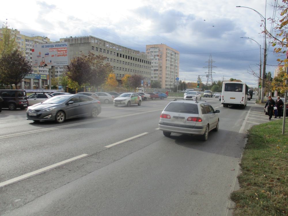 Фотография рекламного носителя, тип: Билборд 3x6, адрес: Толбухина ул., между Красных Партизан ул. и Калинина ул., Краснодар, Краснодарский край, Россия. Сторона Б №235957