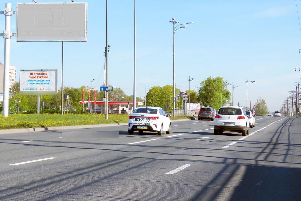 Фотография рекламного носителя, тип: Билборд 3x6, адрес: Витебский пр-т. Х Типанова ул., д.40, Санкт-Петербург, Россия. Сторона Б1 №118673