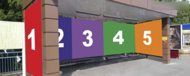 Фотография рекламного носителя, тип: Остановка 1.8x1.2, адрес: Комсомольская ул., д.180, Гулькевичи, Краснодарский край, Россия. Сторона А1 №1374158