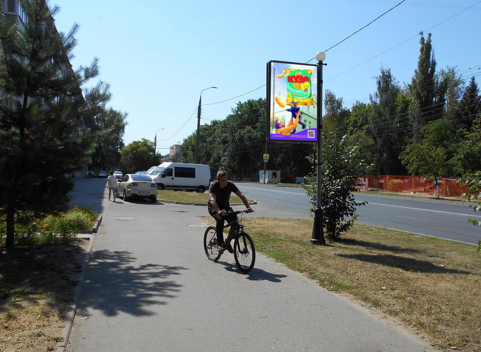 Фотография рекламного носителя, тип: Ситиформат 1.8x1.2, адрес: Чайковского ул., д.44, Владимир, Владимирская область, Россия. Сторона Б №158261