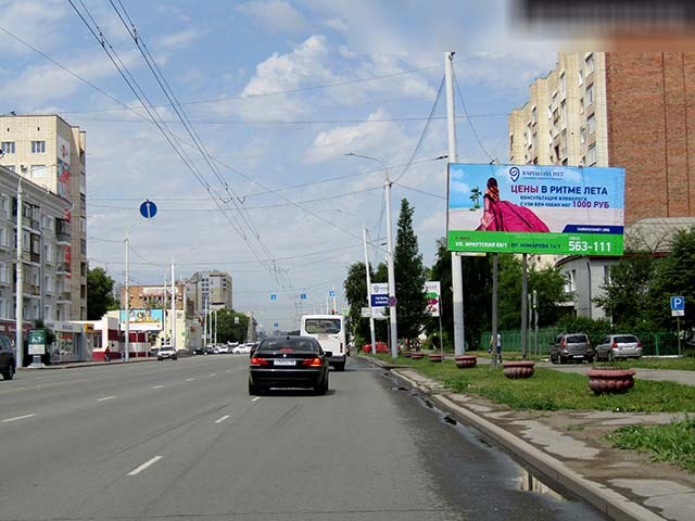 Фотография рекламного носителя, тип: Билборд 3x6, адрес: Красный путь ул., д.36, Омск, Омская область, Россия. Сторона А №197590