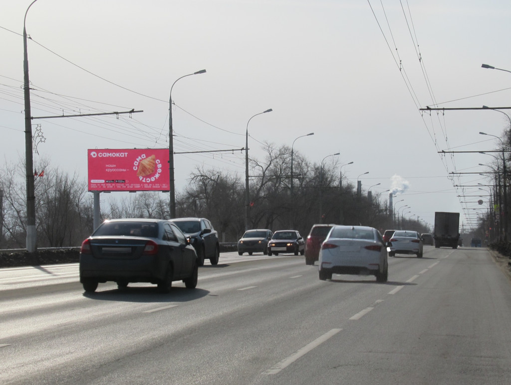 Фотография рекламного носителя, тип: Билборд 3x6, адрес: Ленина пр-т., д.199, н-в, Волгоград, Волгоградская область, Россия. Сторона Б №111500