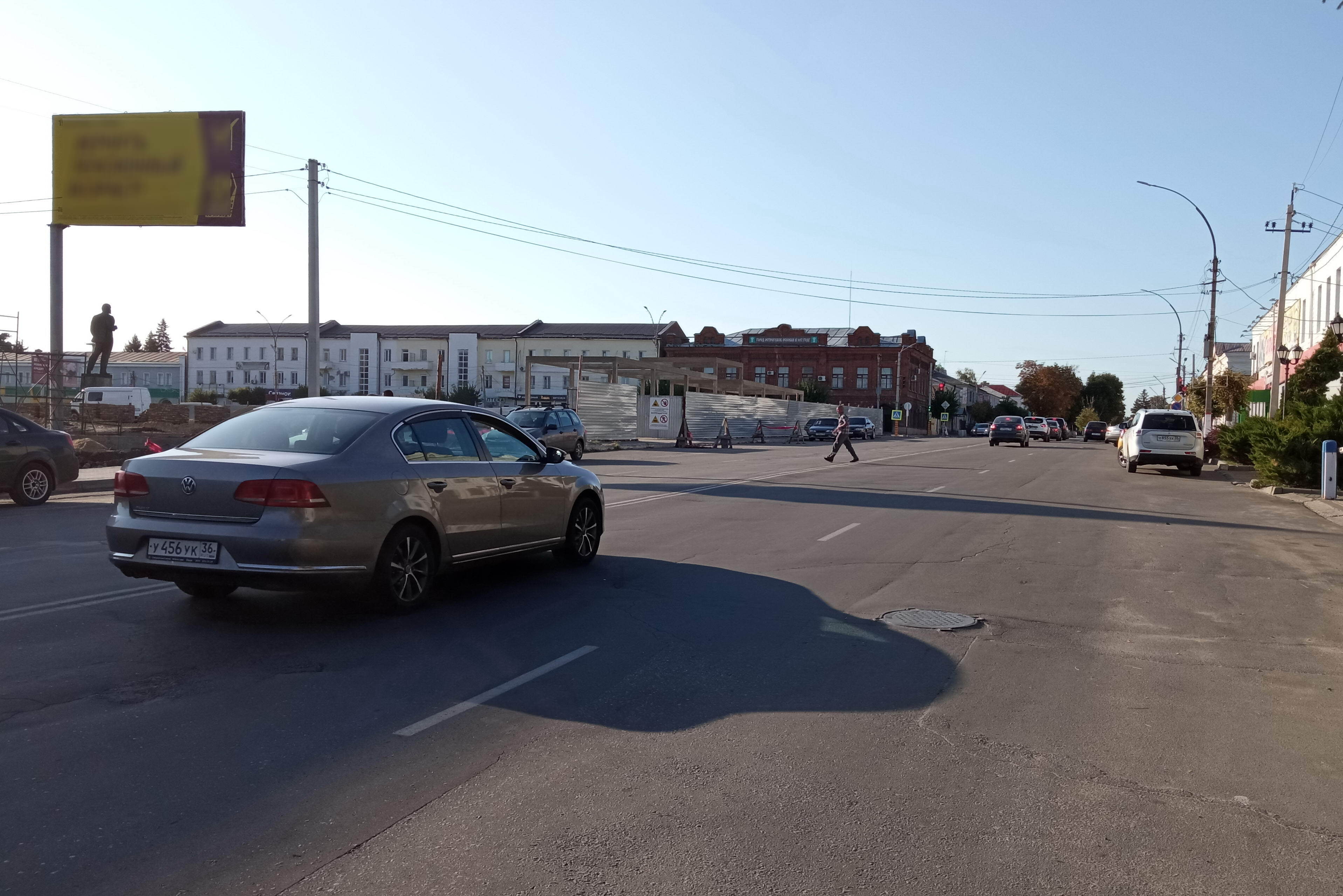 Фотография рекламного носителя, тип: Билборд 3x6, адрес: Ленина ул., д.25, Острогожск, Воронежская область, Россия. Сторона Б №1350178