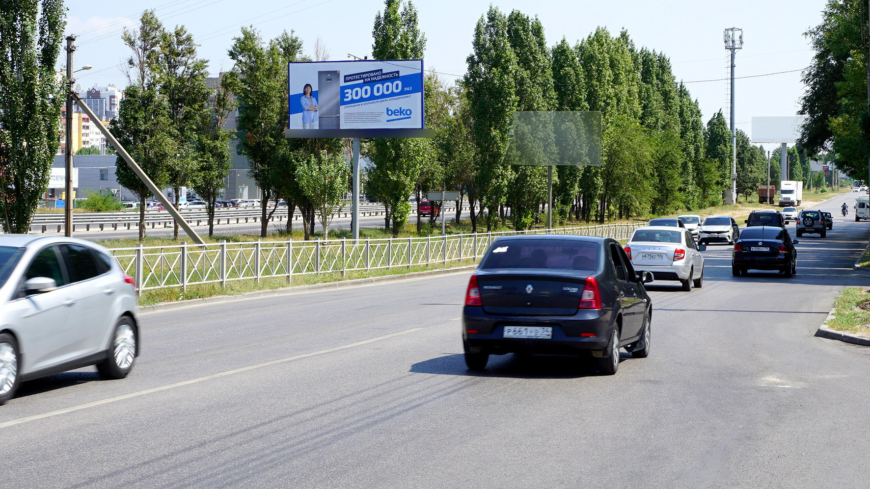 Фотография рекламного носителя, тип: Билборд 3x6, адрес: Землячки ул. Х 30-лет Победы б-р., Волгоград, Волгоградская область, Россия. Сторона Б №1053343