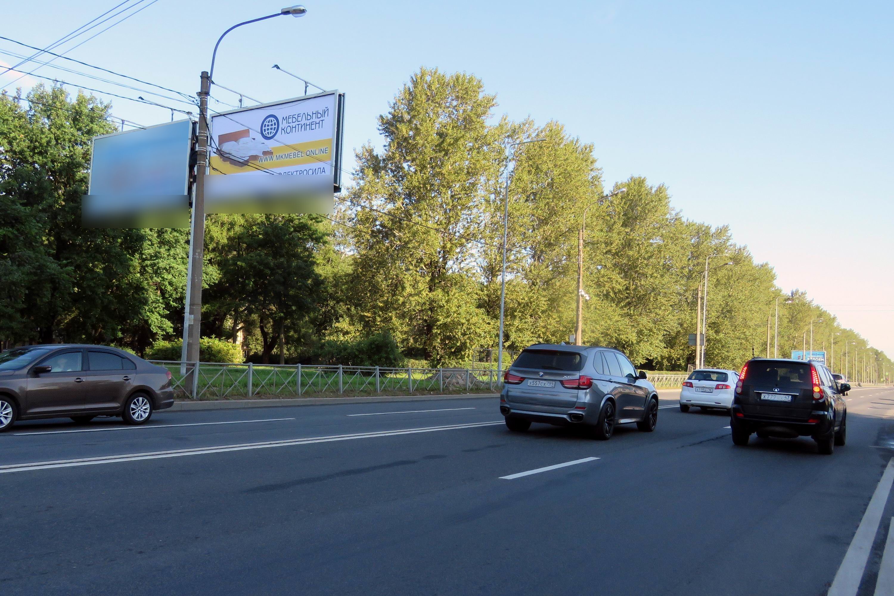 Фотография рекламного носителя, тип: Билборд 3x6, адрес: Юрия Гагарина пр-т., д.53, Санкт-Петербург, Россия. Сторона Б2 №511511