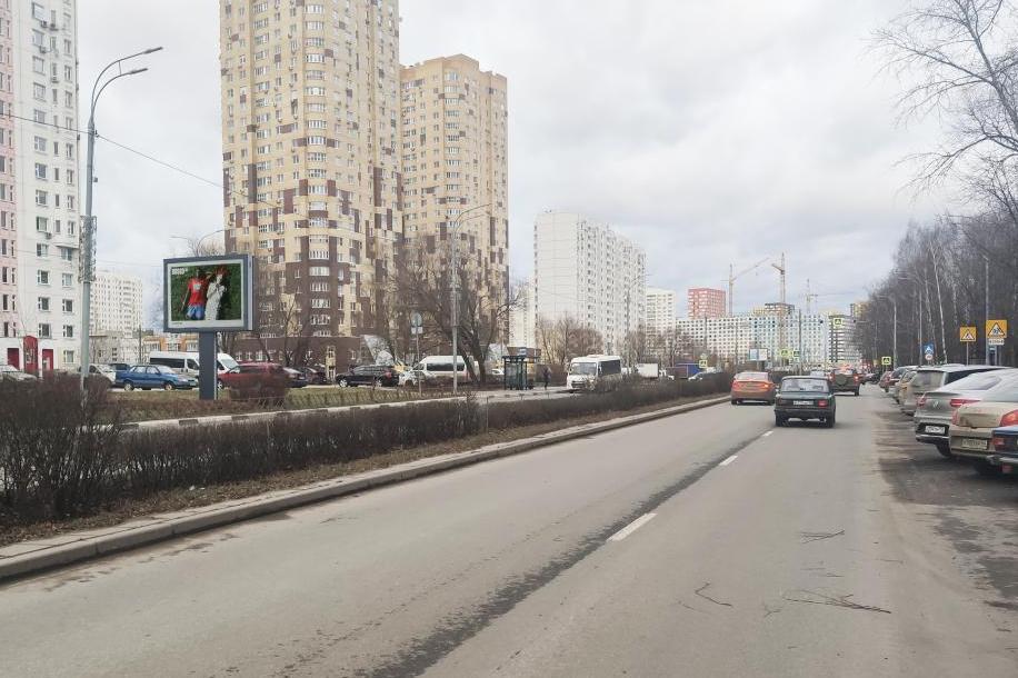 Фотография рекламного носителя, тип: Ситиборд 2.7x3.7, адрес: Юбилейная ул., д.30, Мытищи, Московская область, Россия. Сторона Б №791998