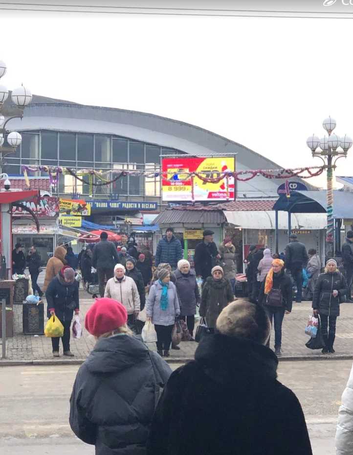 Фотография рекламного носителя, тип: Медиафасад, адрес: Сенная площадь ул., д.1, Керчь, Республика Крым, Россия. Сторона A1-А10 №1335935