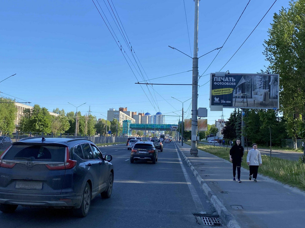 Фотография рекламного носителя, тип: Билборд 3x6, адрес: Московский пр-т., д.84, Ярославль, Ярославская область, Россия. Сторона A1-A3 №163065