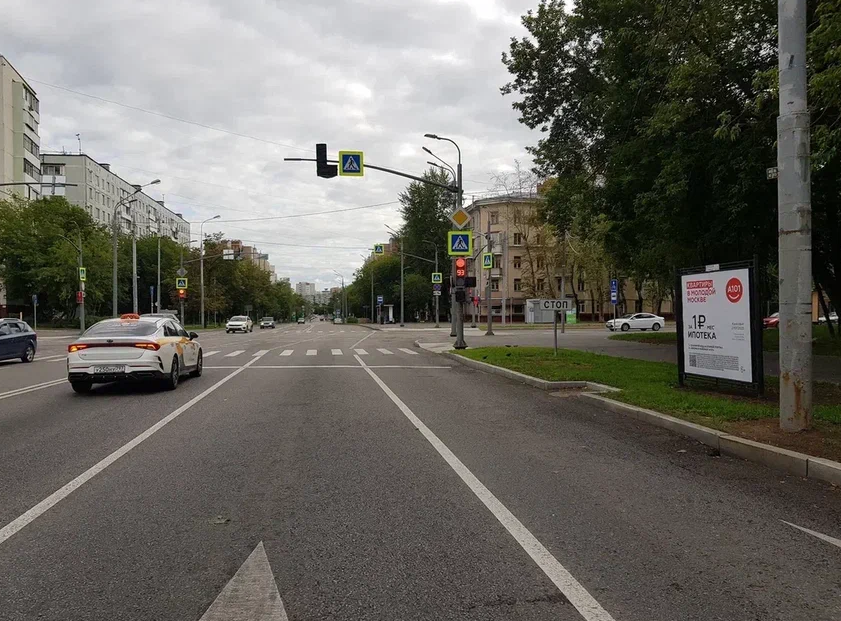 Фотография рекламного носителя, тип: Афиша 1.75x1.8, адрес: Краснодонская ул., д.16, стенд 1, Москва, Россия. Сторона A №1381513