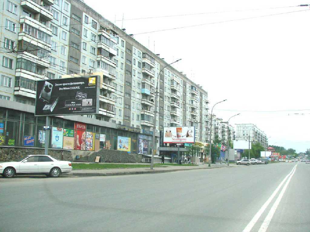 Фотография рекламного носителя, тип: Билборд 3x6, адрес: Бориса Богаткова ул., д.208/1, поз.2, Новосибирск, Новосибирская область, Россия. Сторона B №183435