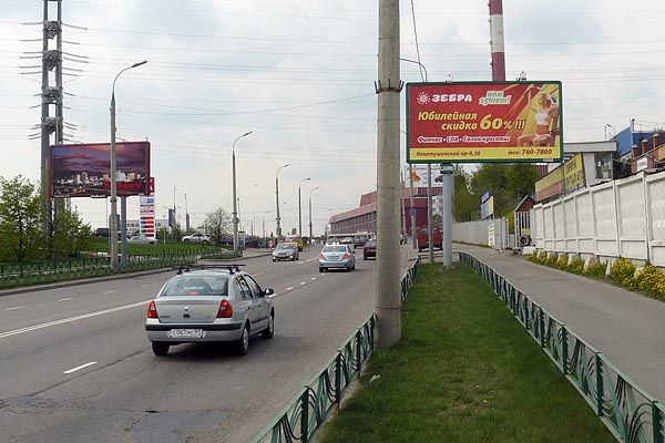 Фотография рекламного носителя, тип: Билборд 3x6, адрес: Путилковское ш., д.5, Москва, Россия. Сторона A №65147