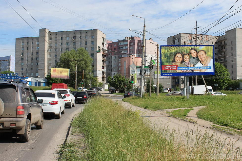 Фотография рекламного носителя, тип: Билборд 3x6, адрес: Шабулина пр-зд., д.30, АЗС "Роснефть, Рязань, Рязанская область, Россия. Сторона А1-А3 №156716