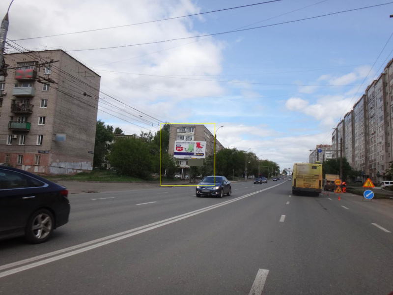 Фотография рекламного носителя, тип: Билборд 3x6, адрес: К. Либкнехта ул., Сэлдом, Ижевск, Республика Удмуртия, Россия. Сторона B №670047