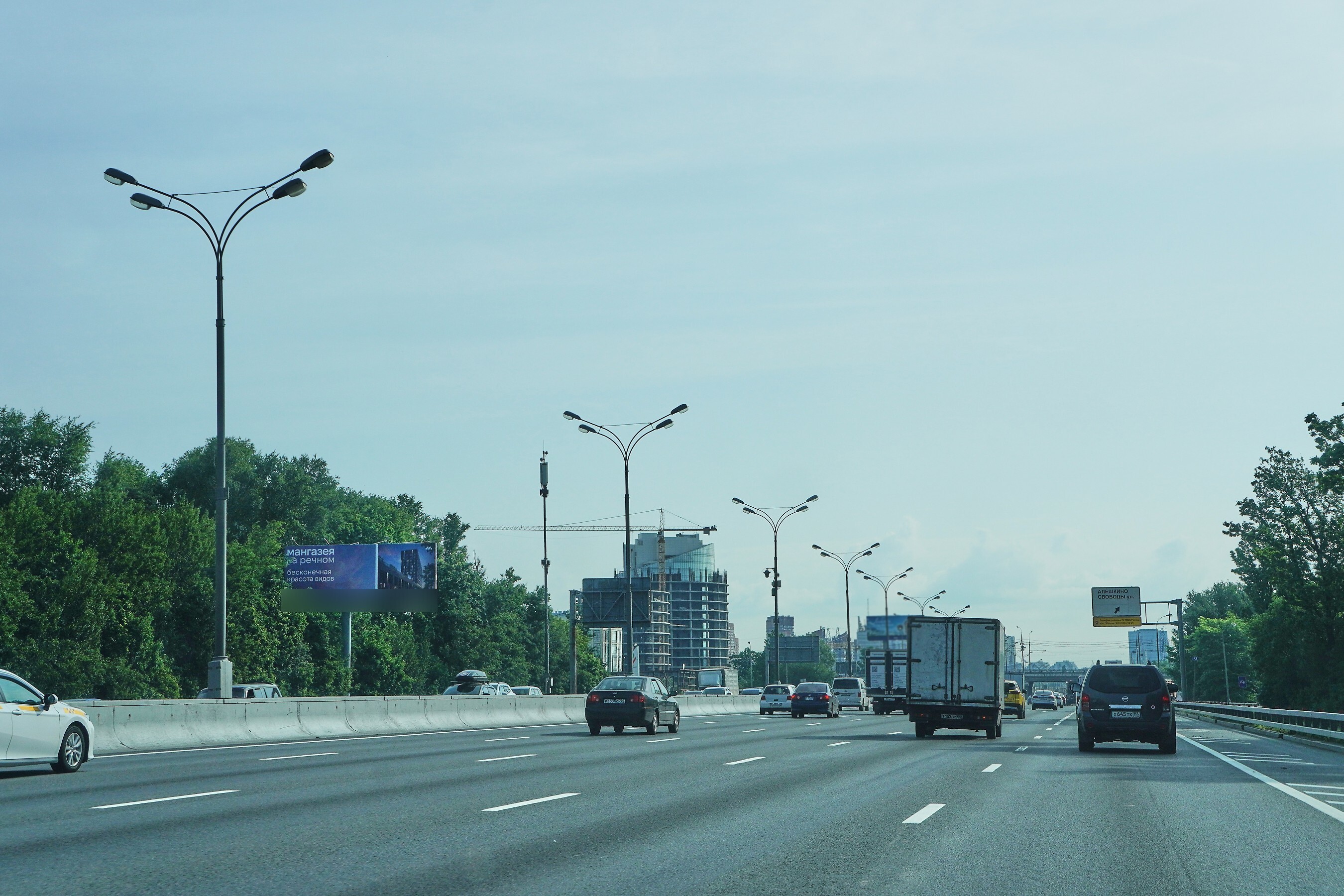 Фотография рекламного носителя, тип: Суперсайт 4x12, адрес: МКАД, 73 000м, Москва, Россия. Сторона Б №328300