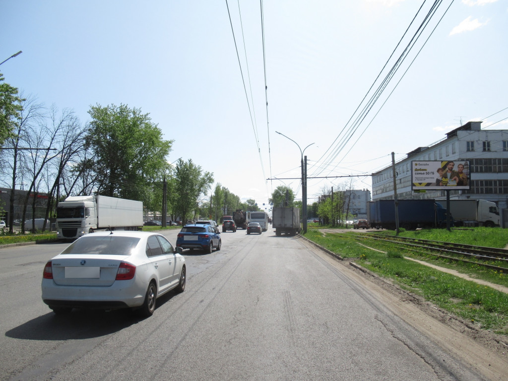 Фотография рекламного носителя, тип: Билборд 3x6, адрес: Октября пр-т., 200м до пересечения с Тутаевским пр-дом., Ярославль, Ярославская область, Россия. Сторона А №109565