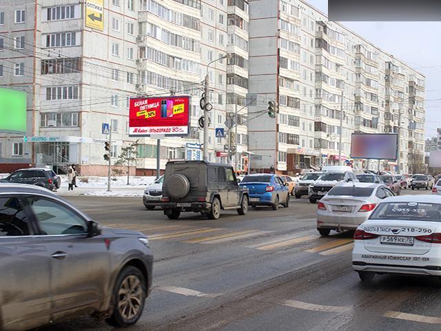Фотография рекламного носителя, тип: Билборд 3x6, адрес: Куйбышева ул. Х 10 лет Октября ул., д.105, Омск, Омская область, Россия. Сторона Б1 №649632