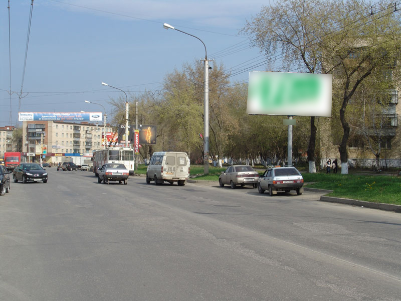 Фотография рекламного носителя, тип: Билборд 3x6, адрес: 8 Марта ул., д.197, Миасс, Челябинская область, Россия. Сторона A №1359841