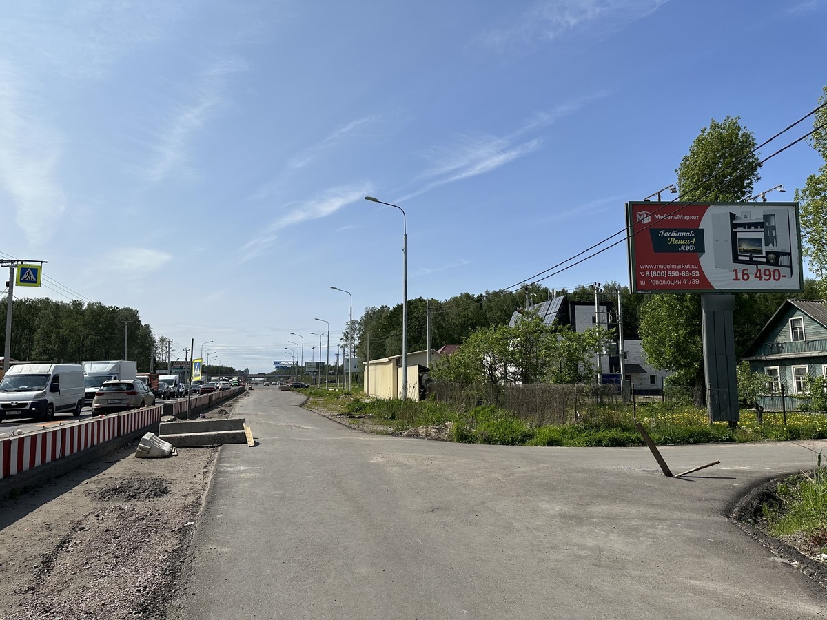 Фотография рекламного носителя, тип: Билборд 3x6, адрес: Янино пос., Шоссейная ул., д.5, Санкт-Петербург, Россия. Сторона А №166505