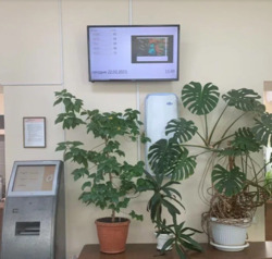 Фотография рекламного носителя, тип: Видеоэкран, адрес: МФЦ «», Ленина ул., д.128, Кореновск, Краснодарский край, Россия. Сторона/вариант №1026457