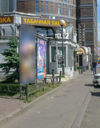 Фотография рекламного носителя, тип: Афиша 1.75x1.8, адрес: Лиговский пр., д.144, напротив, ст.м. Обводный канал, ТРК "Лигов", установка 2, Санкт-Петербург, Россия. Сторона A №1100439