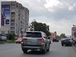 Фотография рекламного носителя, тип: Брандмауэр, адрес: Красный Путь ул., д.81, Омск, Омская область, Россия. Сторона B №481416