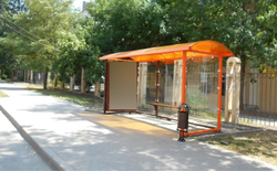 Фотография рекламного носителя, тип: Остановка 1.8x1.2, адрес: Ларина ул., ост. ОктР "пер. Боевой", Ростов-на-Дону, Ростовская область, Россия. Сторона А №622540