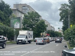 Фотография рекламного носителя, тип: Ситиборд 2.7x3.7, адрес: Промышленная ул., д.19, Краснодар, Краснодарский край, Россия. Сторона B №1087869