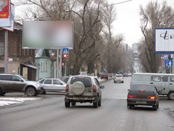 Фотография рекламного носителя, тип: Билборд 3x6, адрес: Симбирская ул., д.66 Х Соколовая ул., Саратов, Саратовская область, Россия. Сторона А №717699