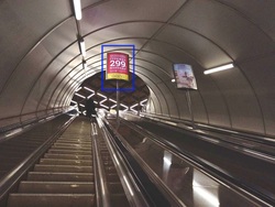 Фотография рекламного носителя, тип: Лайтбокс, адрес: Станция метро «Лесная», линия Кировско-Выборгская, Санкт-Петербург, Россия. Сторона/вариант А №1060726