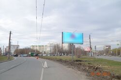 Фотография рекламного носителя, тип: Билборд 3x6, адрес: Черкасская ул. Х 50 лет ВЛКСМ ул., Челябинск, Челябинская область, Россия. Сторона А2 №871180