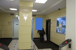 Фотография рекламного носителя, тип: Видеоэкран, адрес: Бизнес-центр «Jensen House», 3-я линия, д.62А, Санкт-Петербург, Россия. Сторона/вариант A №975811