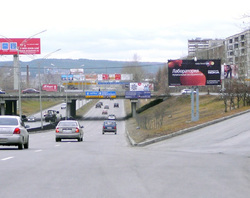 Фотография рекламного носителя, тип: Билборд 3x6, адрес: Металлургов ул., д.18 Х Викулова ул., Екатеринбург, Свердловская область, Россия. Сторона A №625281