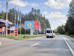 Фотография рекламного носителя, тип: Билборд 3x6, адрес: Лахтинский пр-т., д.149, Санкт-Петербург, Россия. Сторона A №515175