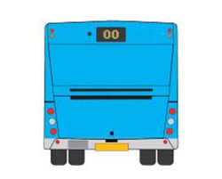 Фотография рекламного носителя, тип: Брендирование заднего борта со стеклом, адрес: Маршрут автобуса 34, Самара, Самарская область, Россия. Сторона - №1072821