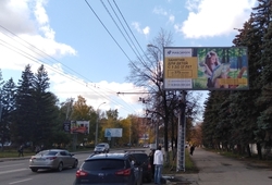 Фотография рекламного носителя, тип: Билборд 3x6, адрес: Суворова ул., д.92, к.3, поз.1, Пенза, Пензенская область, Россия. Сторона A1-A3 №606797